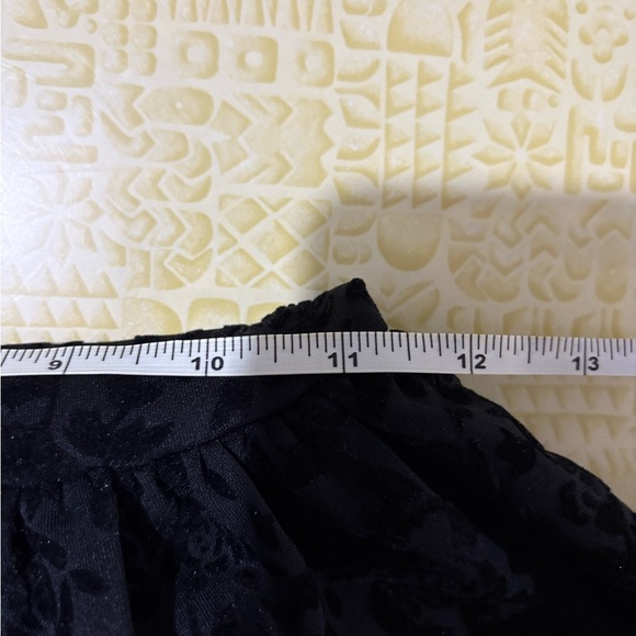 Vintage Necessary Objects Black Ruffled Puff Sleeve Mini Dress - Picture 10 of 11